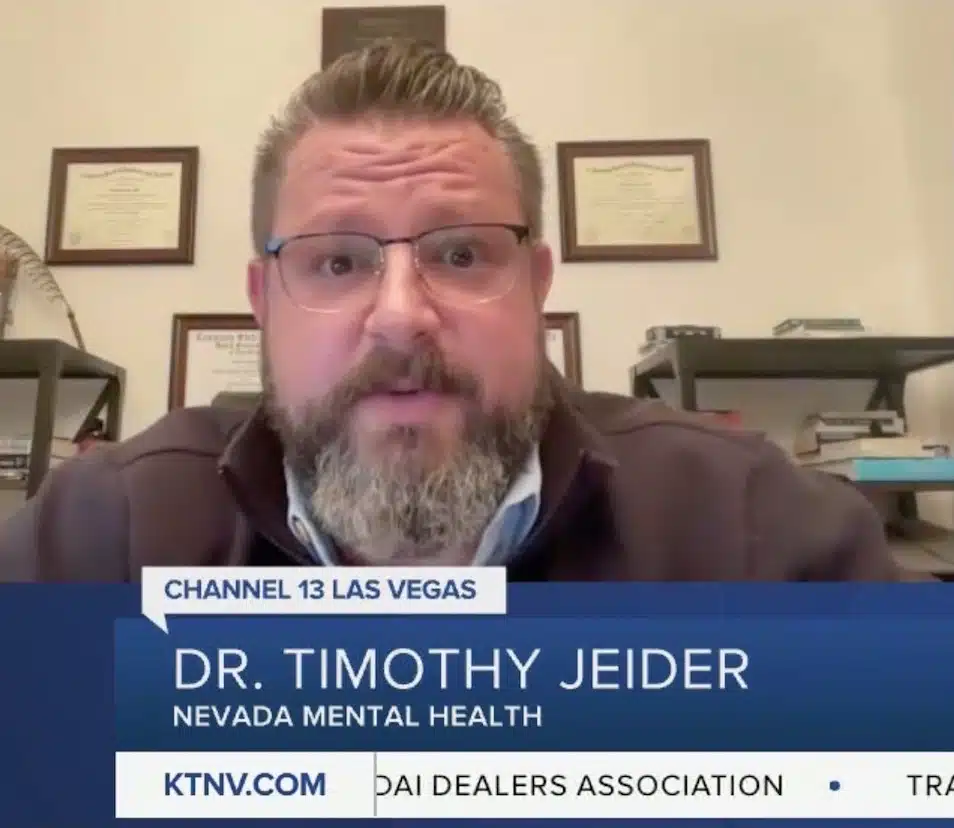 Dr.-Jeider-Ketamine-Risks-Matthew-Perry-square.jpg Dr. Timothy Jeider from Nevada Mental Health on Channel 13 Las Vegas news