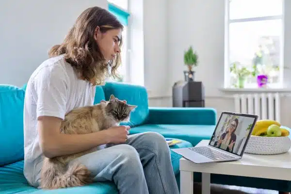 nmh-child-psychiatrist-nevada Teen seeing a virtual psychiatrist