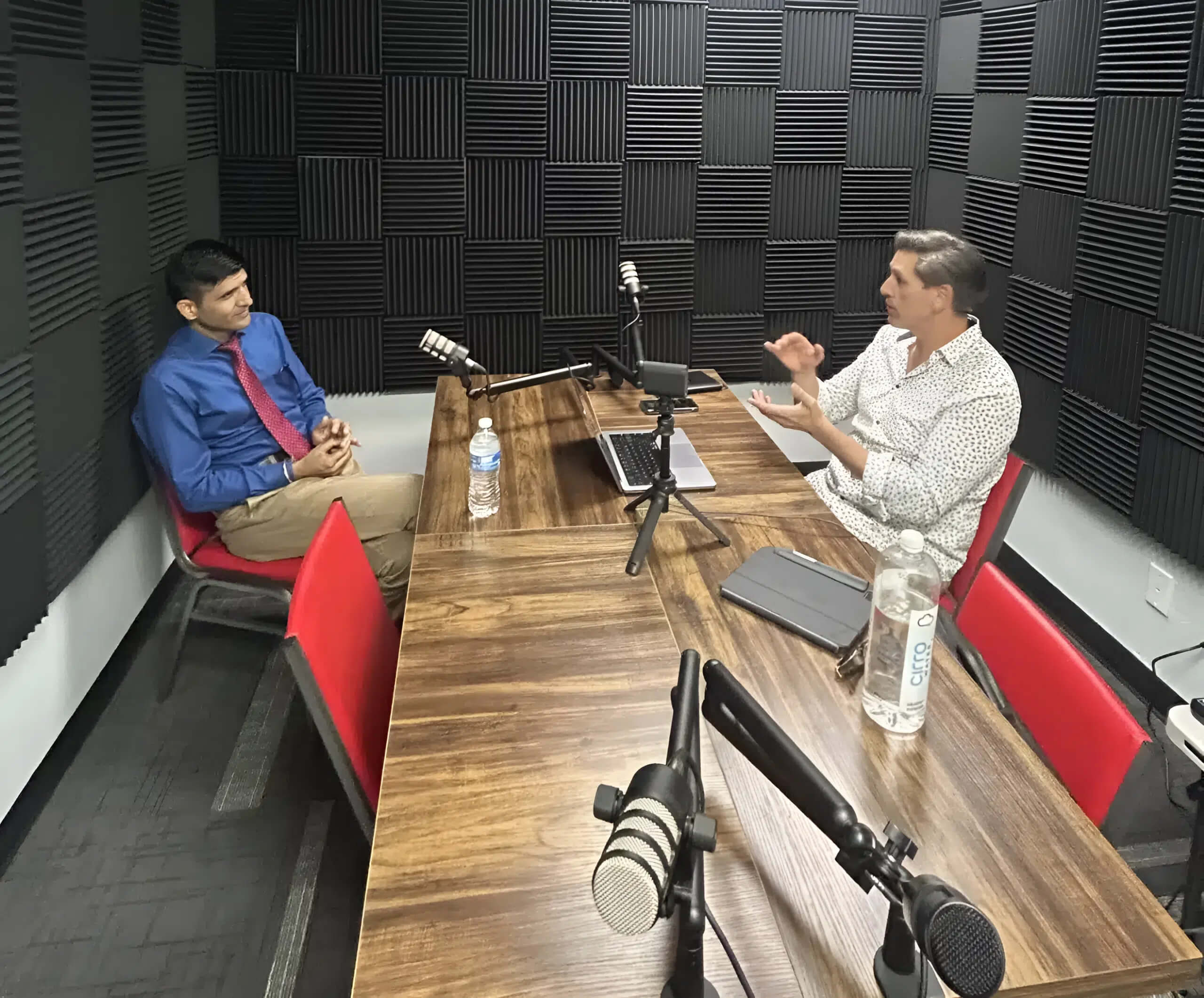 Dr. Khurana being interviewed by the HEALS Pod podcast