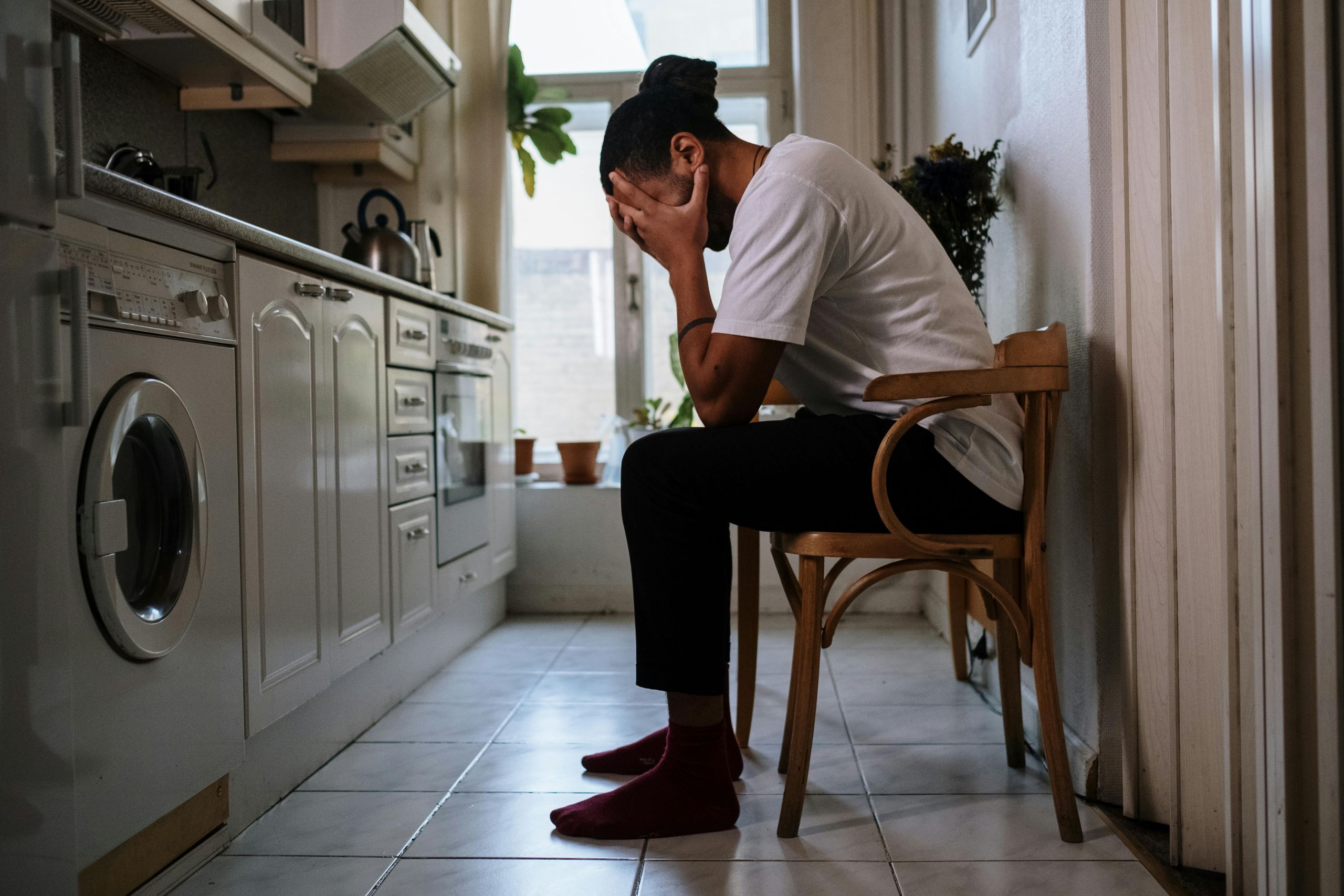 a man struggling with mental health in Nevada